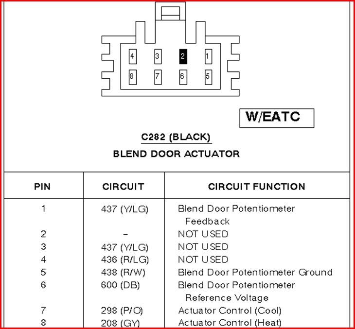 Gm Temperature Actuator Wiring Harnes Wiring Diagram